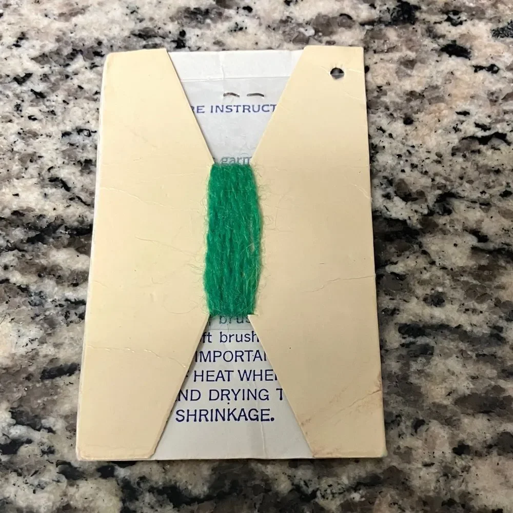 J. G. Hook Green Wool Thread